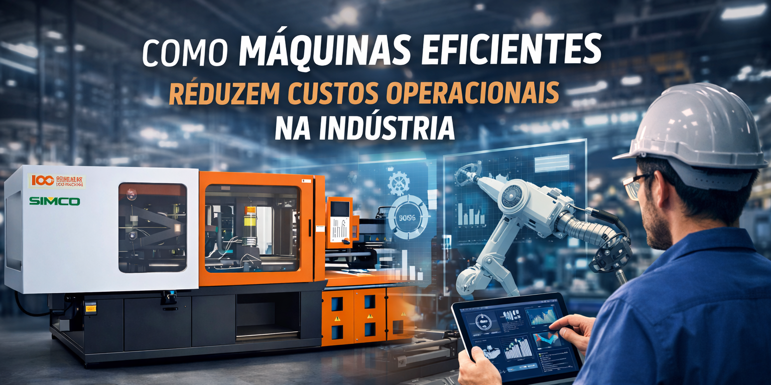 Como máquinas eficientes reduzem custos operacionais na indústria