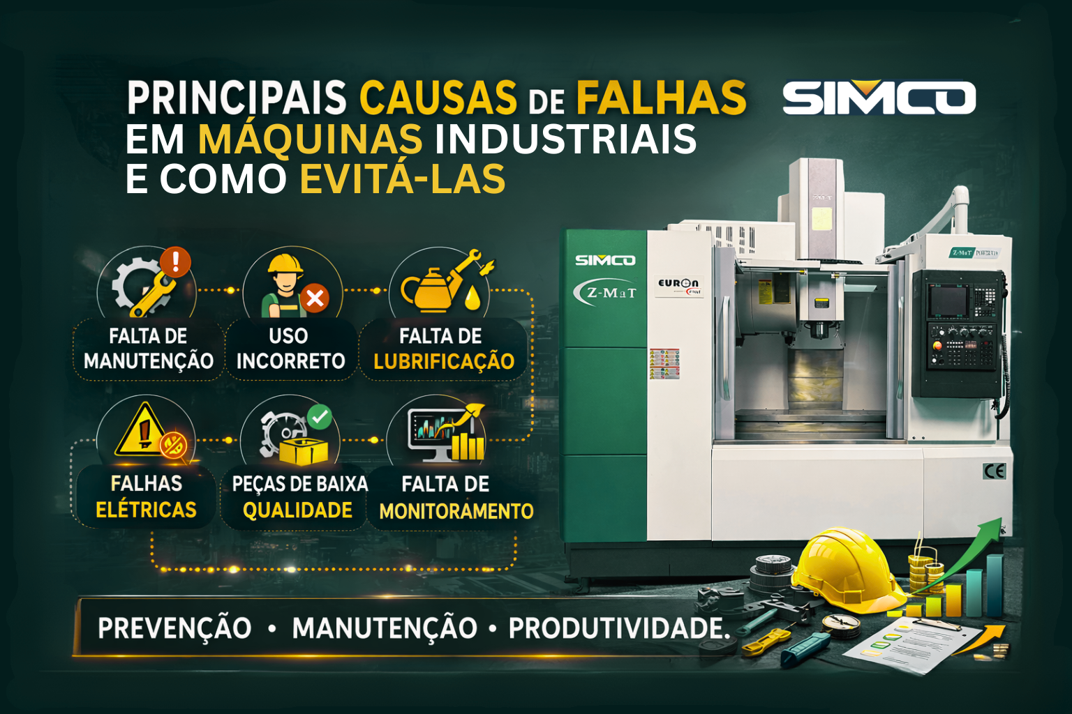 Leia mais sobre o artigo Principais causas de falhas em máquinas industriais e como evitá-las