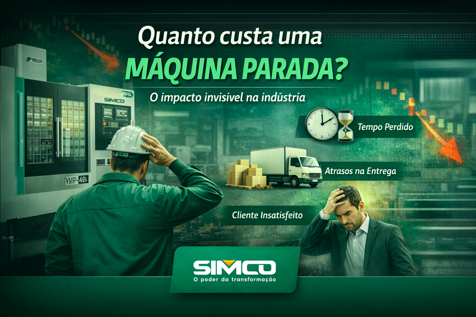 Quanto custa uma máquina parada? O impacto invisível na indústria